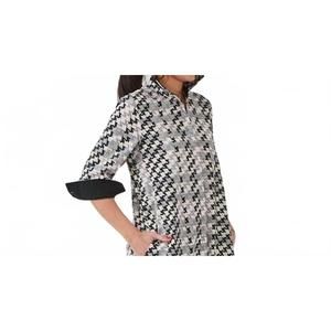 NEW PERLAVERA nancy blouse in tilted grey